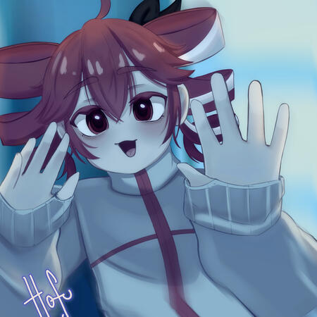 headshot flatcolor