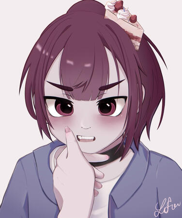 headshot flatcolor