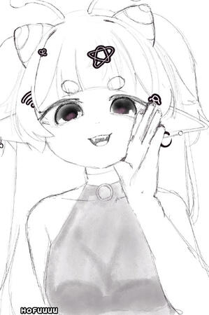halfbody sketch halfbody sketch